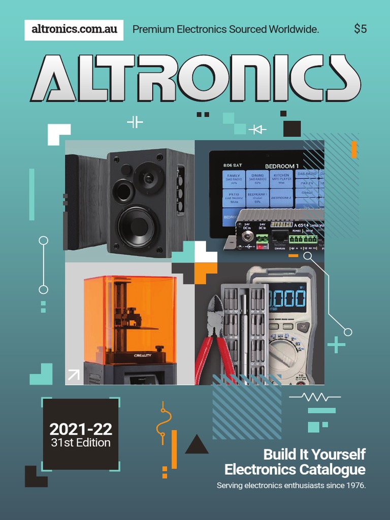 Altronics Build It Yourself Electronics Catalogue 21 22 Electronics Technology Engineering