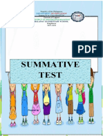 Summative Test Filipino 3