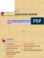 Solid State Devices: CO1 - Describe The Concept Of, and