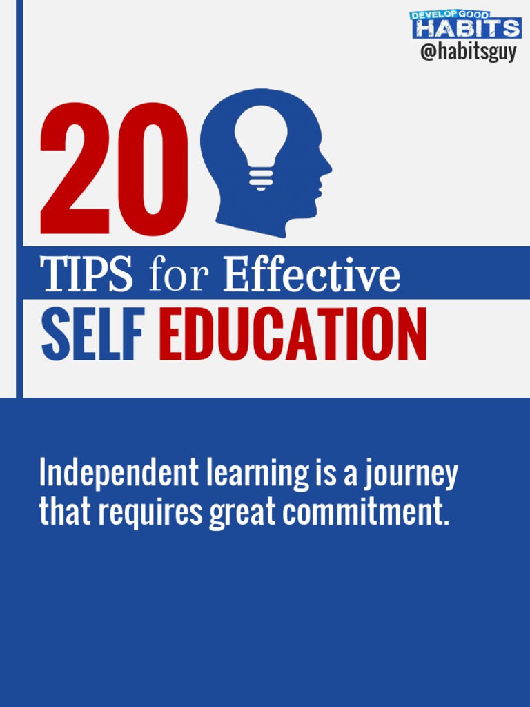 20 Tips for Effective Self-Education | PDF | Educational Technology ...