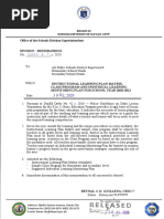 2020 DM No. 843 INSTRUCTIONAL LEARNING PLAN MATRIX CLASS PROGRAM AND INDIVIDUAL LEARNING MONITORING PLAN FOR SY 2020 2021 3