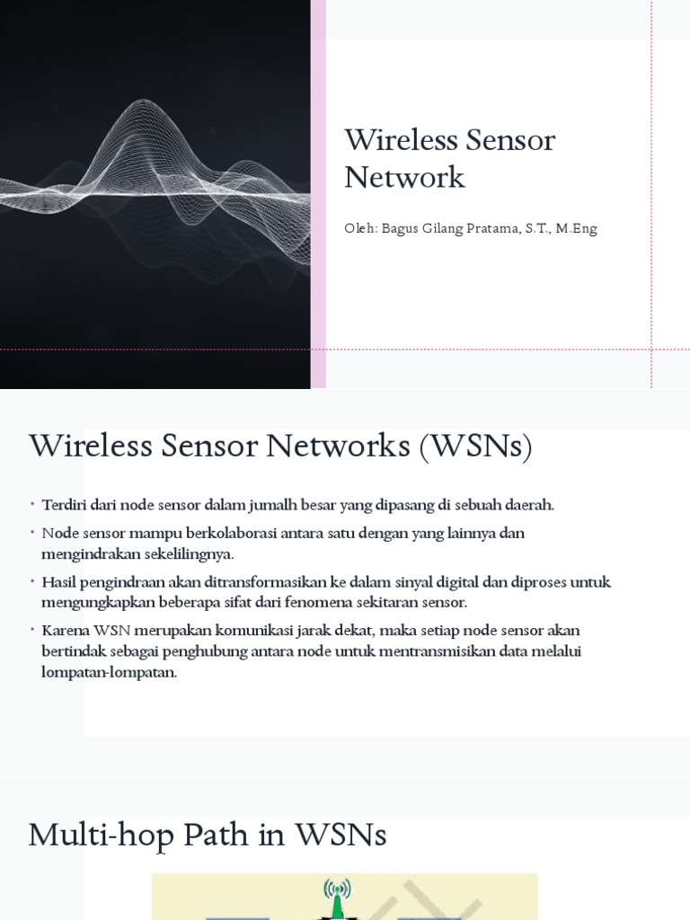 Pengenalan Jaringan Sensor Nirkabel | PDF