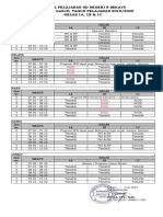 Jadwal Pelajaran SDR TP 2019-2020