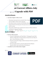Important Current Affairs July 2017 Capsule With PDF 1