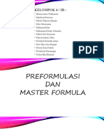 Preformulasi Dan Master Formula