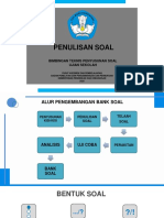 Bimbingan Teknis Penyusunan Soal Ujian Sekolah