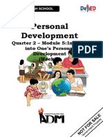 Personal Development: Quarter 2 - Module 5: Insights Into One's Personal Development (Week 8)
