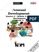 Personal Development: Quarter 2 - Module 4: Career Development (Week 7)