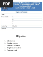 Department of Computer Engineering: S.S.V.P.S's B. S. Deore Polytechnic, Dhule