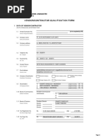 Vendor/Contractor Qualification Form