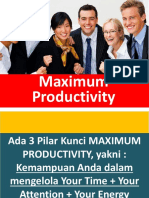 Maximum Productivity