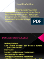 Pengertian Filsafat Ilmu