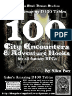 Grim's Amazing D100 Tables 100 City