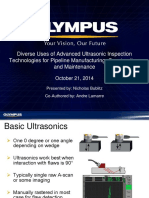 Diverse Uses of Advanced Ultrasonic Inspection Technologies For Pipeline Manufacturing, Construction, and Maintenance