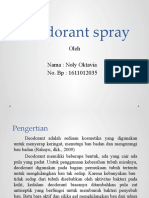 Deodoran Spray
