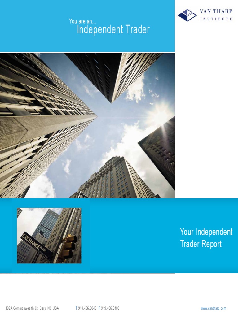 Independent Trader Profile Report | PDF | Attitude (Psychology) | Concept