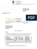 Chandra Adhitama Surat Koresponden