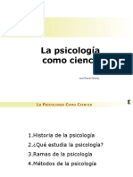 Psicología Como Ciencia