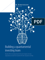 Building A Quantamental Investing Team