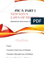 Chapter 5 Part 1 Newton Law of Motion
