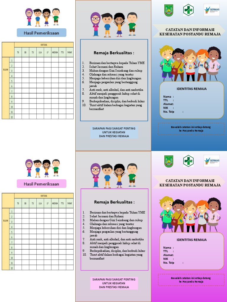 Kesehatan Posyandu untuk Remaja | PDF