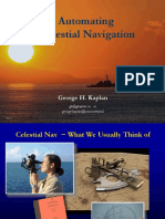 AutomatingCelestialNavigation George.kaplan