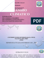 Cambio Climatico Tema de Insvestigacion