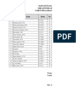 Jadwal Semester Genap 2020 - 2021