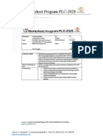 Worksheet PLC Mpro&Kewiraushaan Ihza Rifkiansa 6174122 D4LB4D