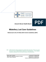 Midwifery Led Care_Aneurin Bevan Guideline 2009