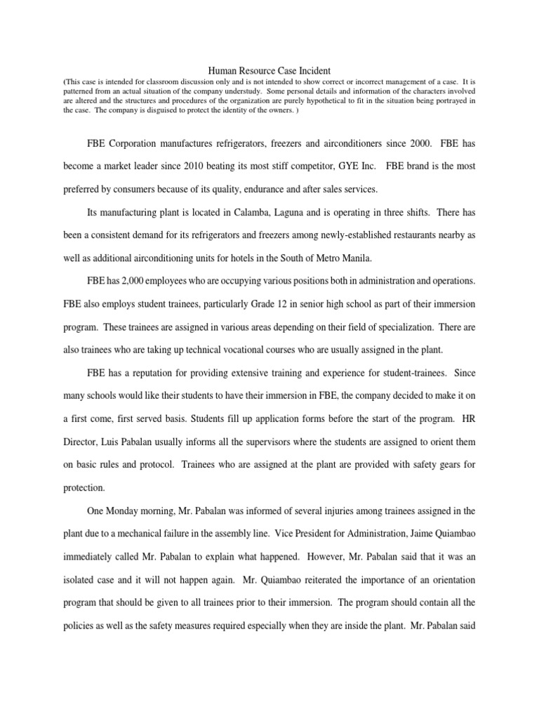 Training and Development Case Study PDF Economies Business