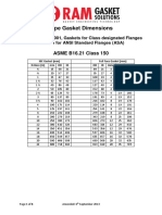 BS en 12560 1 2001 ANSI Tables Gaskets