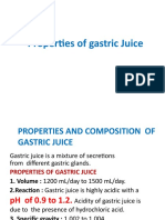 Properties of Gastric Juice
