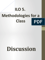 ILO 5. Methodologies For A Class