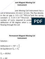 Permanent Magnet Moving Col Instrument
