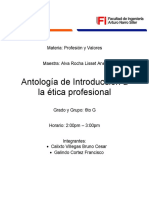 Antología de La Ética Profesional