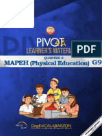 (Physical Education) : Mapeh G9