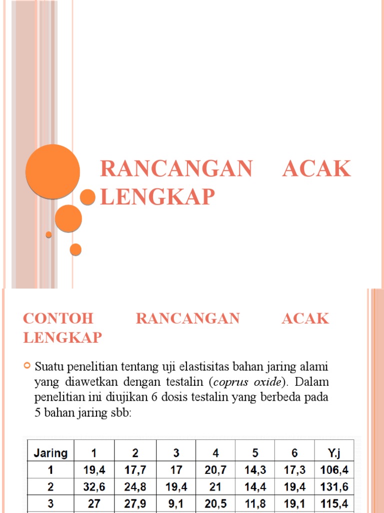 Perbandingan RAL dan RAK dalam Penelitian | PDF