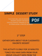 Simple Dessert Study