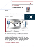 Managing Horizontal Forces in Stamping Dies-Part 2 - MetalForming Magazine Article