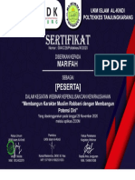 SERTIFIKAT MARIFAH