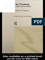 (Studies in Public Policy-Making) Prof Richard A Chapman, Richard A. Chapman, Prof Richard A Chapman (S Ed) - The Treasury in Public Policy-Making - Routledge (1997) - 4
