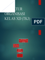 Struktur Organisasi Kelas XD (TKJ)