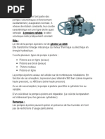 pompe à piston