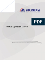 Product Operation Manual: Applicable Models: CMA0604-B-A/CMA1309-B-A/CMA1610-B-A/CMA1309-T-A/CMA1610-T-A