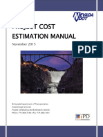 Project Cost Estimation Manual