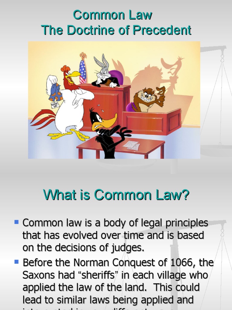 Understanding Common Law and Precedent | PDF | Precedent | Common Law