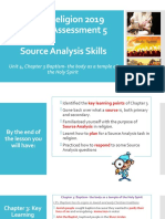 Year 8 RE Source Analysis Skills PP 2019