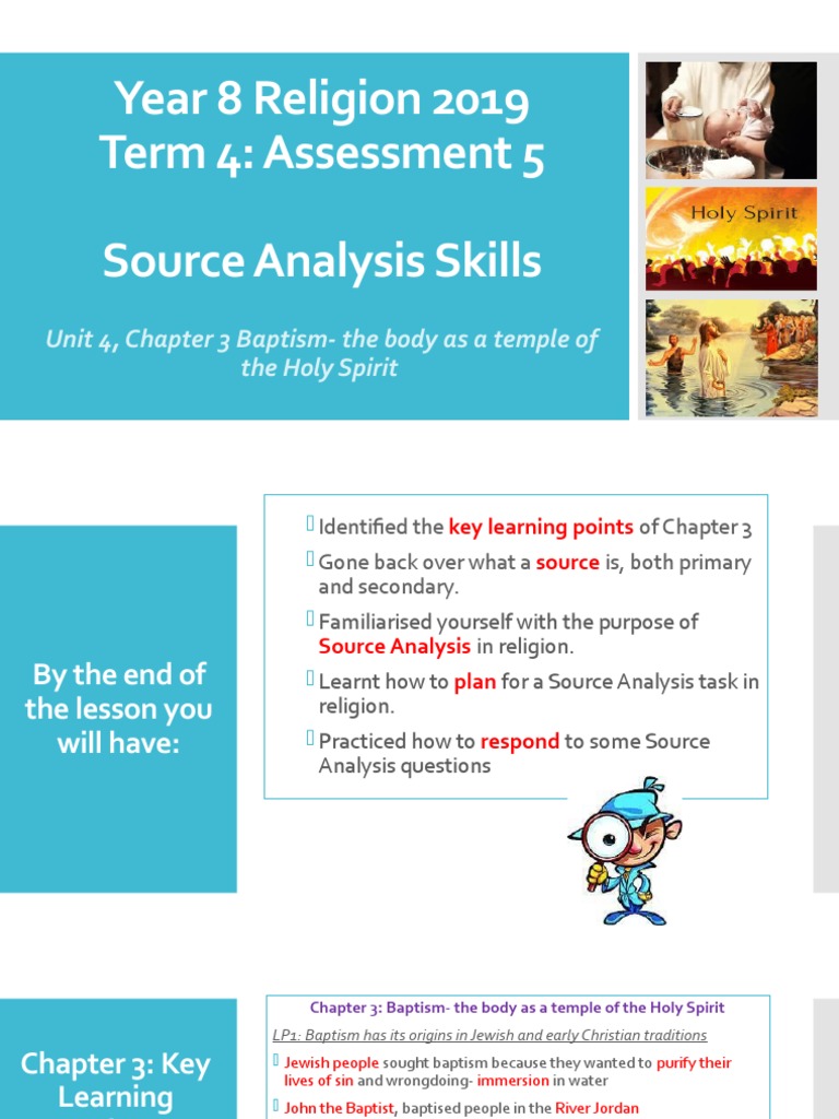 Year 8 RE Source Analysis Skills PP 2019 | PDF | Baptism | Grace In ...