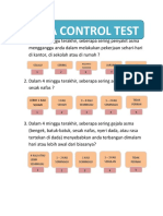 Asma Kontrol Test